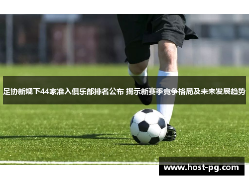 足协新规下44家准入俱乐部排名公布 揭示新赛季竞争格局及未来发展趋势